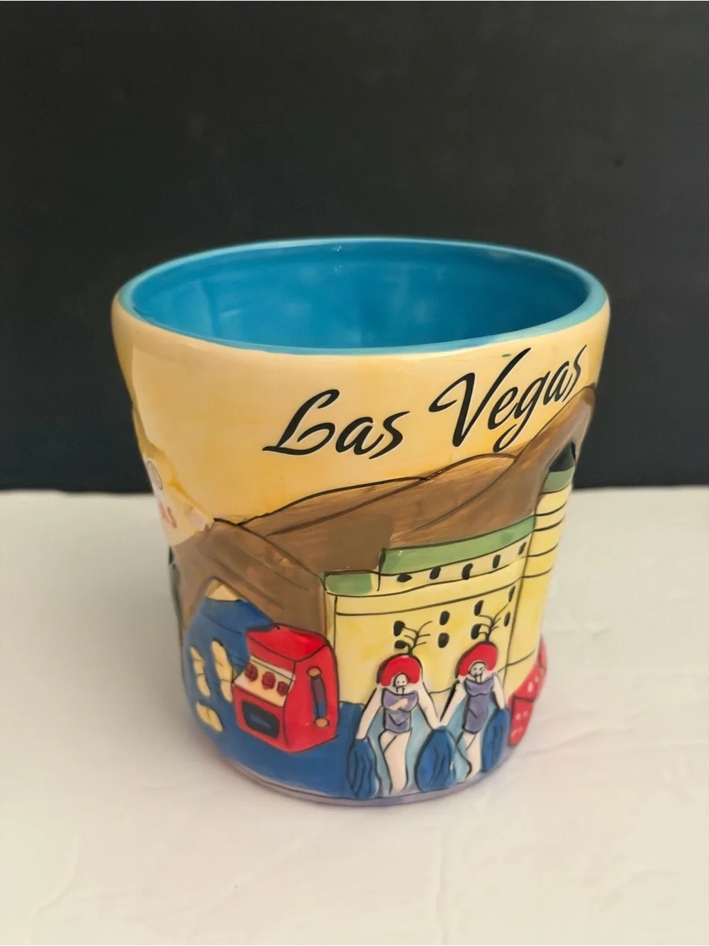 Las Vegas Hand Painted Coffee Tea  Mag